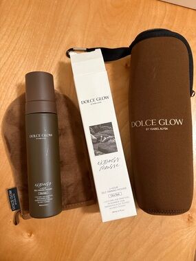 Dolce Glow Express Mousse Self-Tanner - Deep Brown